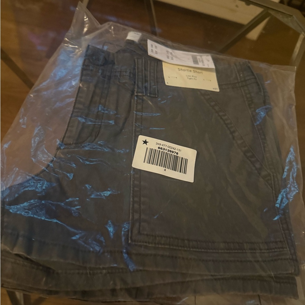 Gray Shortie Shorts